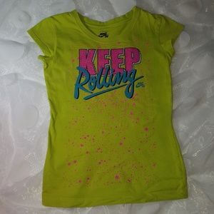 Nikes girls shirt keep it rolling